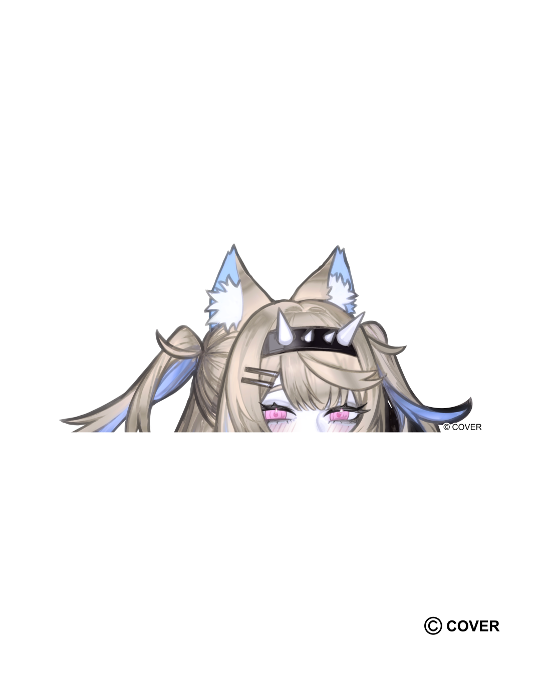 Fuwawa Abyssgard Peek Sticker