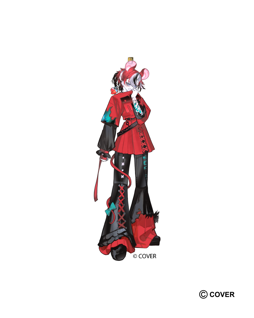 Hakos Baelz Fullbody Sticker