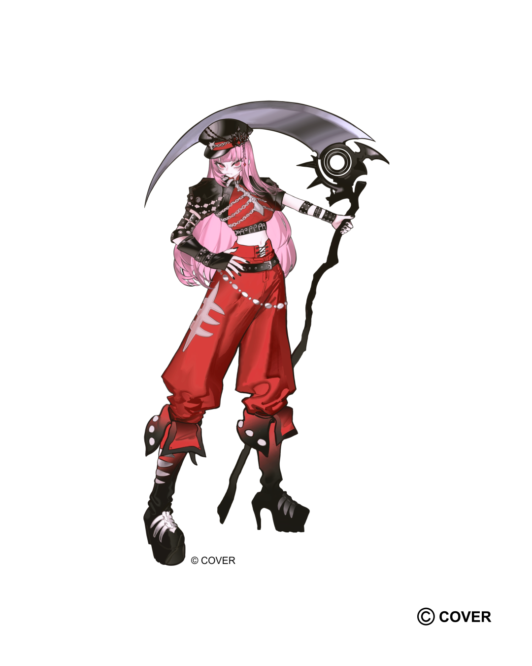Mori Calliope Fullbody Sticker