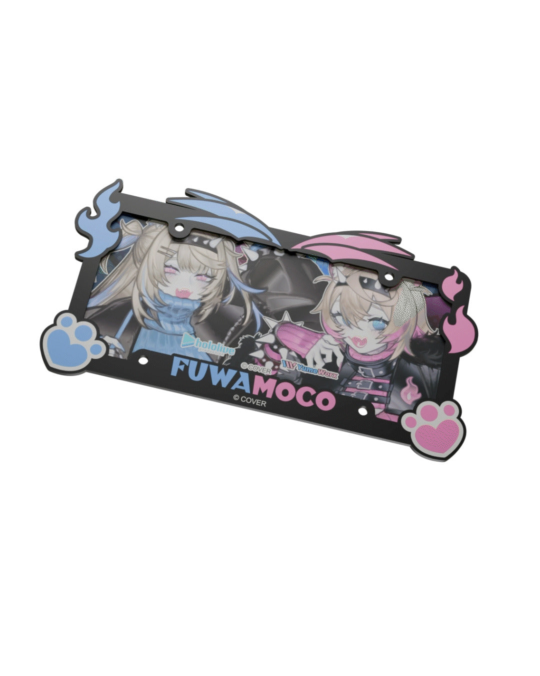 Fuwawa & Mococo Abyssgard License Plate Frames