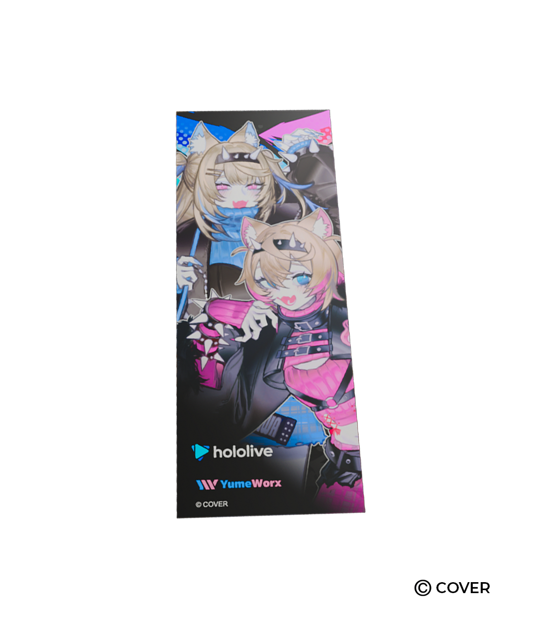 Fuwawa & Mococo Abyssgard Slap Sticker (Vertical)