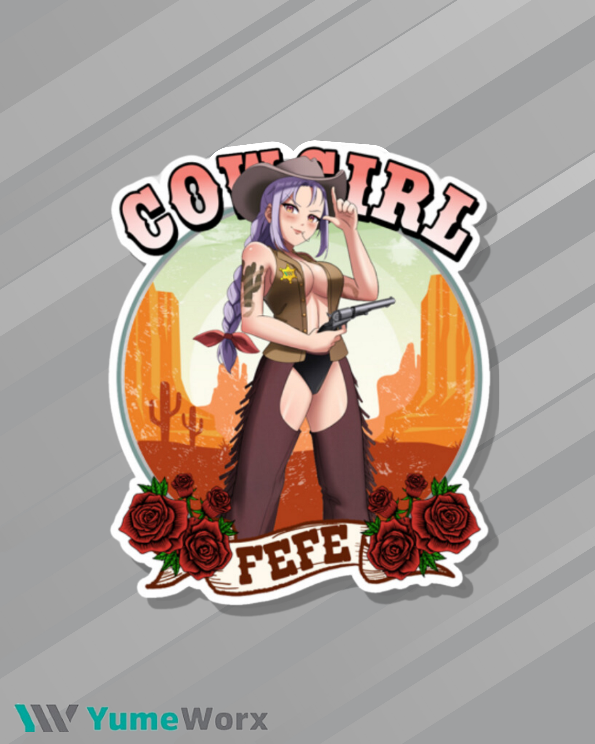 Sheriff FeFe Tee Sticker