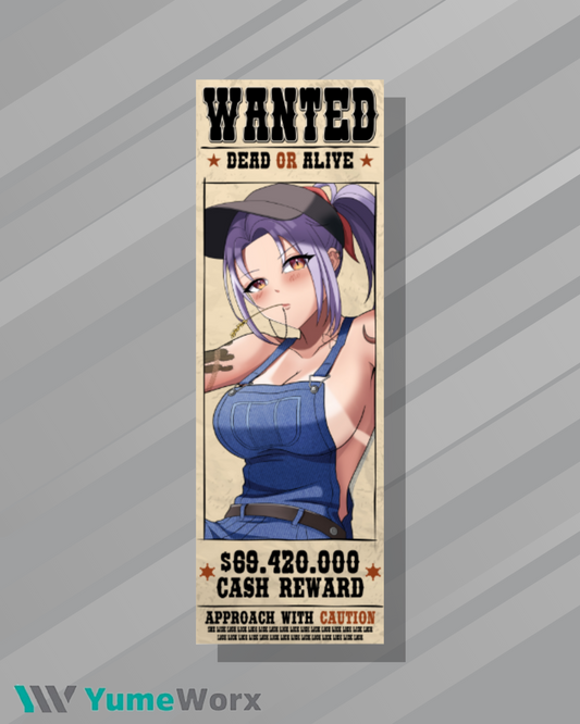 Wanted FeFe Slap Sticker